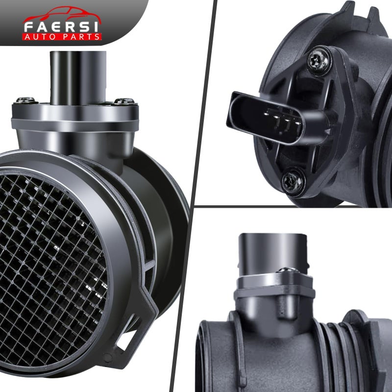 FAERSI حساس تدفق الهواء FAERSI 0280217515 بديل لمرسيدس C240 /C280/C320/E320/CLK320، 1998-2000 C280 2.8L، 2004-2005 C320 3.2L، 1998-2005 E320 3.2L، 99-05 CLK320 3.2L، 2003-2005 ML350 3.7L وأكثر - Image 5